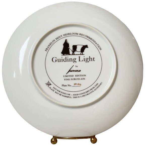 Guiding Light by Lowell Herrero for FRANKLIN MINT HEIRLOOM Fine Porcelain Plate - Picture 2 of 5